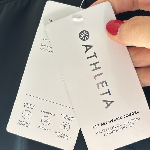 NWT Athleta SZ M Get Set Hybrid Jogger - Picture 2 of 5